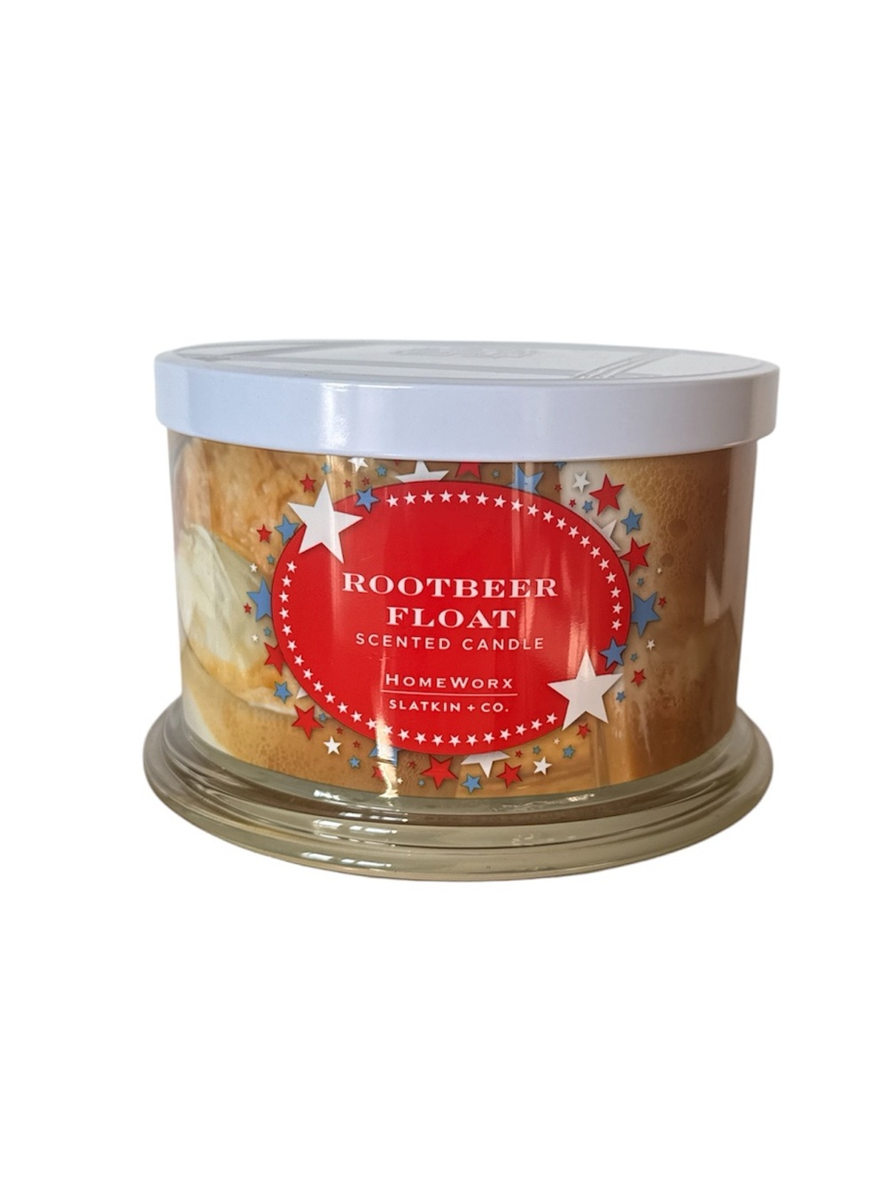 Homeworx Slatkin & Co. Rootbeer Float 4 Wick Candle (Ginger, Vanilla)